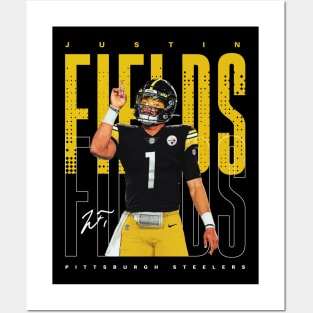 Justin Fields Steelers Posters and Art